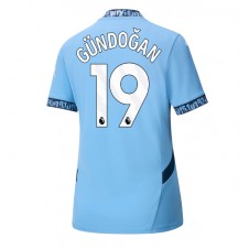 Manchester City Ilkay Gundogan #19 Hemmatröja Dam 2024-25 Korta ärmar